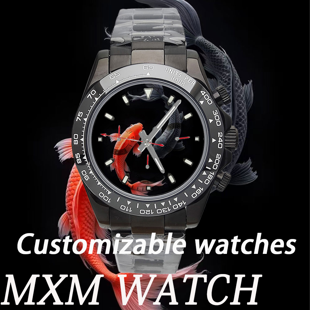Jewelry For Watches - カスタマイズされたクリエイティブVK63腕時計 39.3mm メンズクロノグラフ 新型フィッシュウォッチ メンズVK63腕時計/4613自動巻きメンズクロノグラフ腕時計
