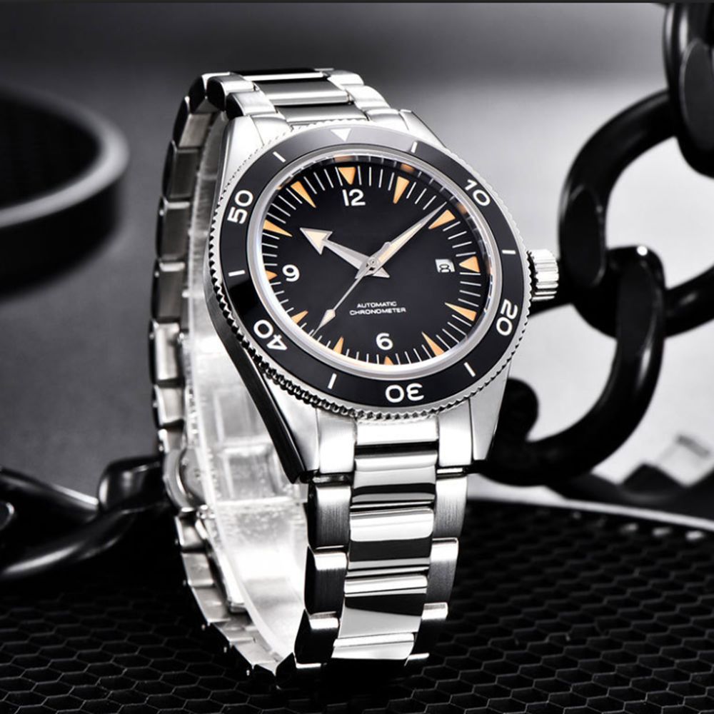 カスタムロゴ NH35 ムーブメント腕時計 10bars メ - Seiko Watch Prospex のレビューと価格