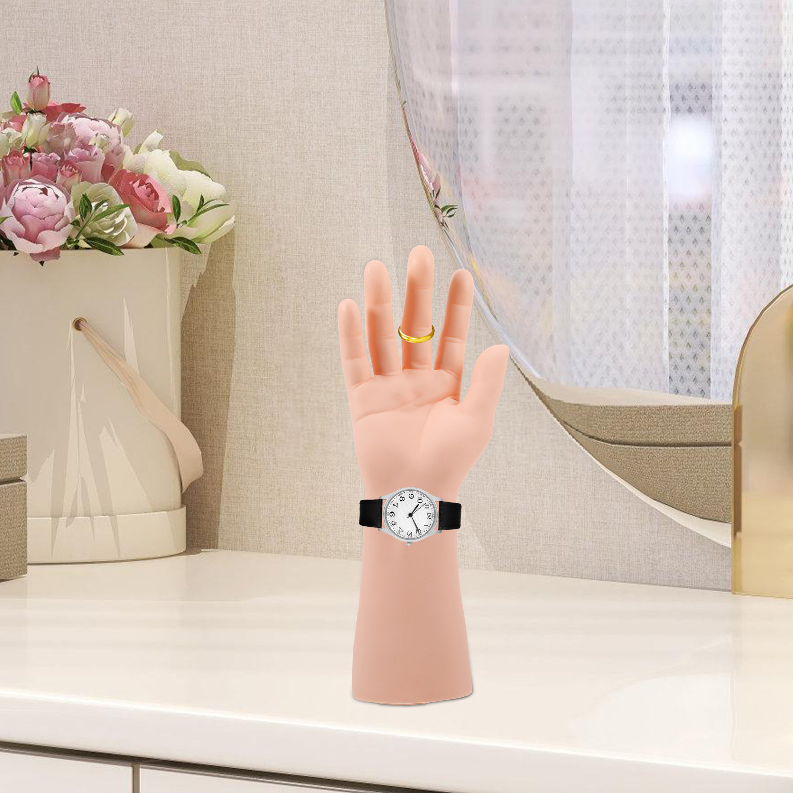 男性用ハンドマネキン。リアルな色合いで、持ち運び可能なディス - Jewelry For Watches のレビューと価格
