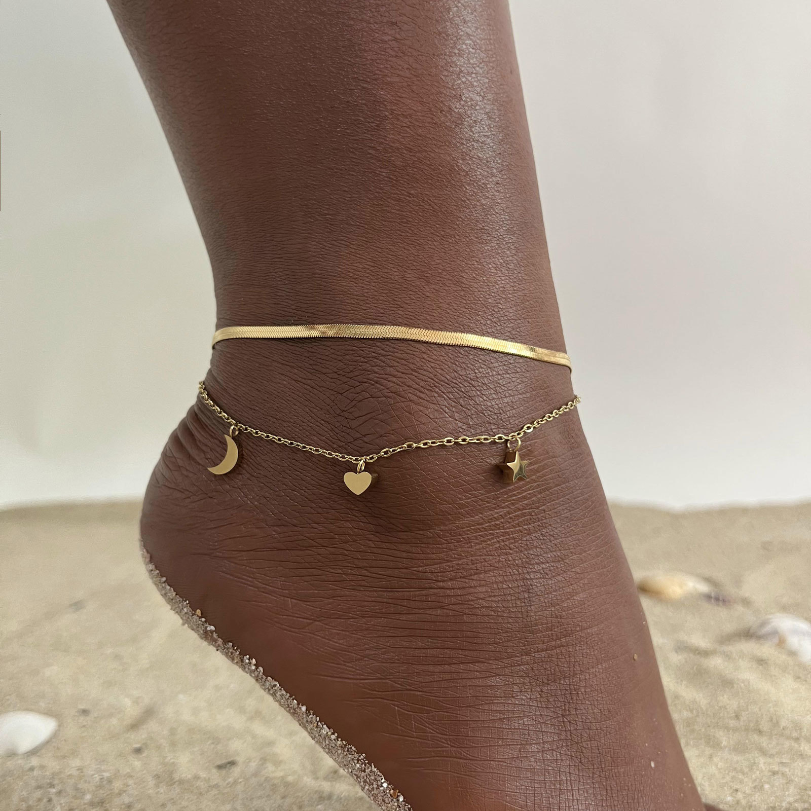 女性のための絶妙なアンクレット,ビーチジュエリー,休暇,ステ - Jc Jewelry & Watches Photos のレビューと価格